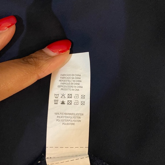 Navy Blue Primark Blouse (US 12) - Picture 3 of 3